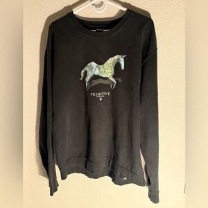 Primitive Black Long Sleeve Crewneck Sweater Men’s Size L